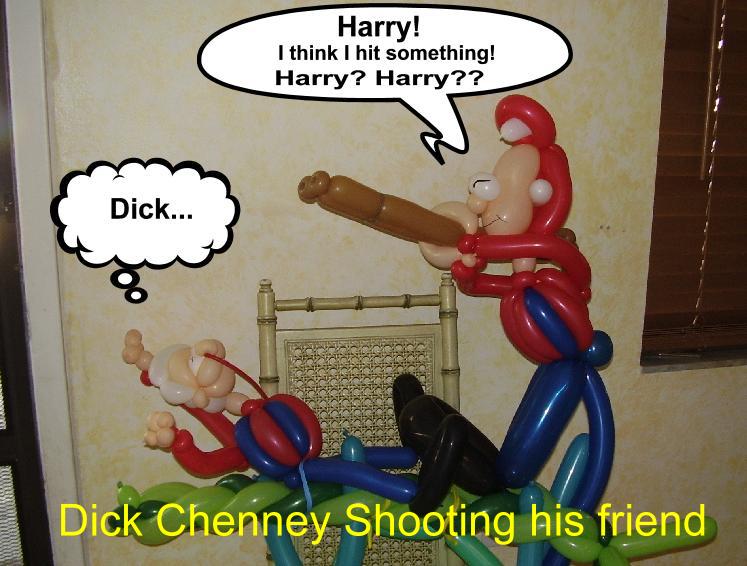 Dick Cheney shoots lawyer and gets away with it.
<br>
Does the president and supreme court have too much power?